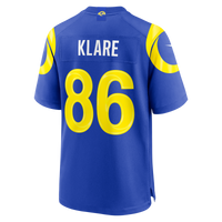 Max Klare Los Angeles Rams Football Jersey, Royal Game Sportswear Jersey Shirt, Lightweight Breathable Athletic Jersey, Casual Gift for Men