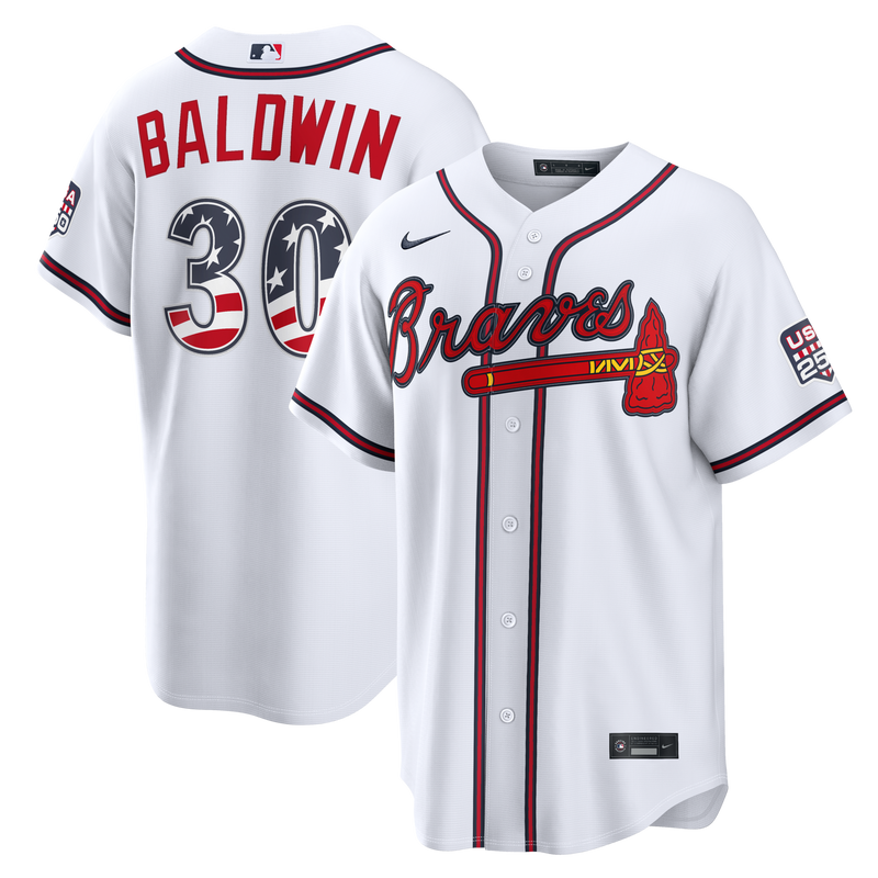 Drake Baldwin Atlanta Braves Baseball Jersey, Sportswear Jersey Shirt, Lightweight Athletic Jersey, Casual Gift for Men, Style 2002051319