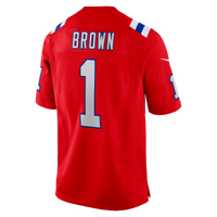 A.J. Brown New England Patriots Football Jersey, Red Game Sportswear Jersey Shirt, Lightweight Breathable Athletic Jersey, Casual Gift for Men