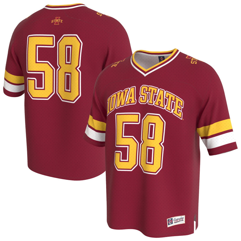 Iowa State Cyclones Football Jersey, Sportswear Jersey Shirt, Lightweight Breathable Athletic Jersey, Casual Gift for Men, Style 204687846