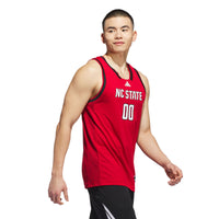 NC State Wolfpack Basketball Jersey, Red Replica Sportswear Jersey Shirt, Sleeveless Athletic Tank Jersey, Casual Gift for Men, Style 201176475