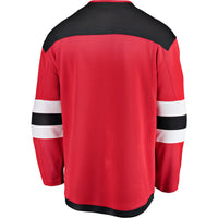 New Jersey Devils Hockey Jersey, Red Breakaway Sportswear Jersey Shirt, Long Sleeve Hockey Sweater Jersey, Casual Gift for Men, Style 2793238