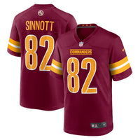 Ben Sinnott Washington Commanders Football Jersey, Burgundy Sportswear Jersey Shirt, Lightweight Breathable Athletic Jersey, Casual Gift for Men