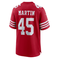 Nick Martin San Francisco 49ers Football Jersey, Scarlet Sportswear Jersey Shirt, Lightweight Breathable Athletic Jersey, Casual Gift for Men