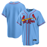 St. Louis Cardinals Baseball Jersey, Blue Replica Alternate Sportswear Jersey Shirt, Lightweight Breathable Athletic Jersey, Casual Gift for Men