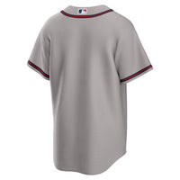 Atlanta Braves Baseball Jersey, Gray Replica Sportswear Jersey Shirt, Lightweight Breathable Athletic Jersey, Casual Gift for Men