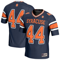 Lightweight Collegiate Football Jersey, Orange Fashion Sportswear Jersey Shirt, Lightweight Breathable Athletic Jersey, Casual Gift for Men