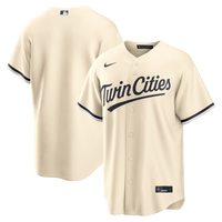 Minnesota Twins Baseball Jersey, Cream Replica Alternate Sportswear Jersey Shirt, Lightweight Breathable Athletic Jersey, Casual Gift for Men
