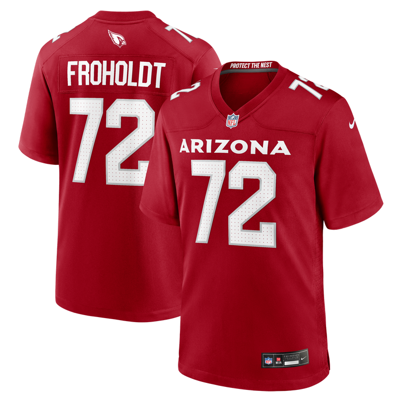 Hjalte Froholdt Arizona Cardinals Football Jersey, Cardinal Sportswear Jersey Shirt, Lightweight Breathable Athletic Jersey, Casual Gift for Men