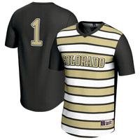 Colorado Buffaloes Soccer Jersey, Black Fashion Lightweight Sportswear Jersey Shirt, Lightweight Breathable Athletic Jersey, Casual Gift for Men