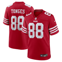 Jake Tonges San Francisco 49ers Football Jersey, Scarlet Sportswear Jersey Shirt, Lightweight Breathable Athletic Jersey, Casual Gift for Men