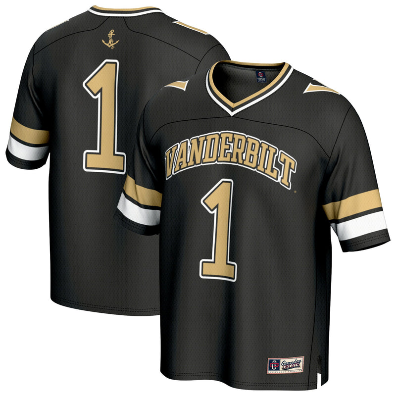 Vanderbilt Commodores Football Jersey, Sportswear Jersey Shirt, Lightweight Breathable Athletic Jersey, Casual Gift for Men, Style 202220770