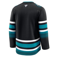 San Jose Sharks Hockey Jersey, Black Premium Alternate Sportswear Jersey Shirt, Long Sleeve Hockey Sweater Jersey, Casual Gift for Men