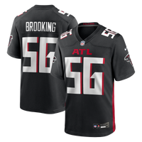 Keith Brooking Atlanta Falcons Football Jersey, Black Game Sportswear Jersey Shirt, Lightweight Breathable Athletic Jersey, Casual Gift for Men
