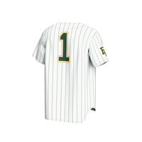 Baylor Bears Baseball Jersey, White Fashion Lightweight Sportswear Jersey Shirt, Lightweight Breathable Athletic Jersey, Casual Gift for Men