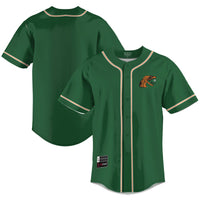 Florida A&M Rattlers Lightweight Baseball Jersey, Green Sportswear Jersey Shirt, Lightweight Breathable Athletic Jersey, Casual Gift for Men