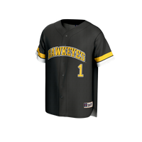 Iowa Hawkeyes Baseball Jersey, Black Fashion Lightweight Sportswear Jersey Shirt, Lightweight Breathable Athletic Jersey, Casual Gift for Men