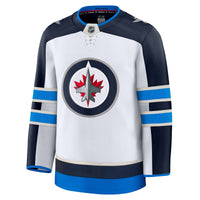 Winnipeg Jets Hockey Jersey, White Premium Away Sportswear Jersey Shirt, Long Sleeve Hockey Sweater Jersey, Casual Gift for Men, Style 202015745