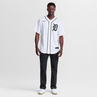 Max Clark Detroit Tigers Baseball Jersey, White Replica Sportswear Jersey Shirt, Lightweight Breathable Athletic Jersey, Casual Gift for Men