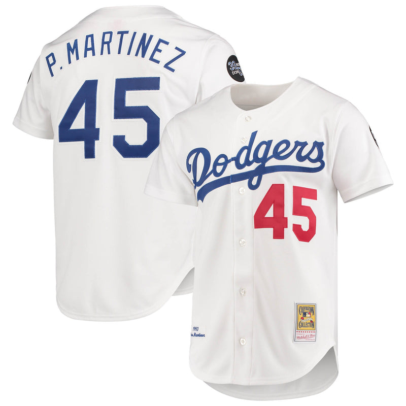 Pedro Martinez Los Angeles Dodgers Baseball Jersey, White Sportswear Jersey Shirt, Lightweight Breathable Athletic Jersey, Casual Gift for Men