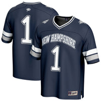 New Hampshire Wildcats Football Jersey, Navy Fashion Sportswear Jersey Shirt, Lightweight Breathable Athletic Jersey, Casual Gift for Men
