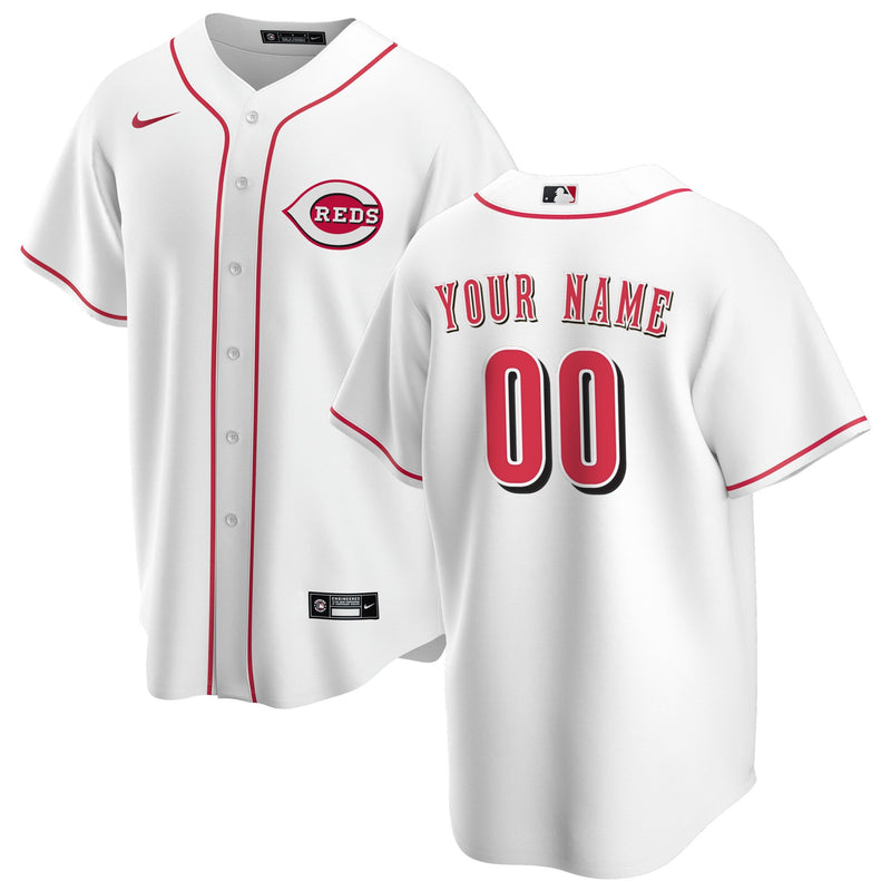 Cincinnati Reds Baseball Jersey, White Sportswear Jersey Shirt, Lightweight Breathable Athletic Jersey, Casual Gift for Men, Style 3811598