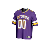 ECU Pirates Football Jersey, Purple Fashion Sportswear Jersey Shirt, Lightweight Breathable Athletic Jersey, Casual Gift for Men