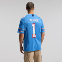 Cameron Ward Tennessee Titans Football Jersey, Blue Limited Sportswear Jersey Shirt, Lightweight Breathable Athletic Jersey, Casual Gift for Men