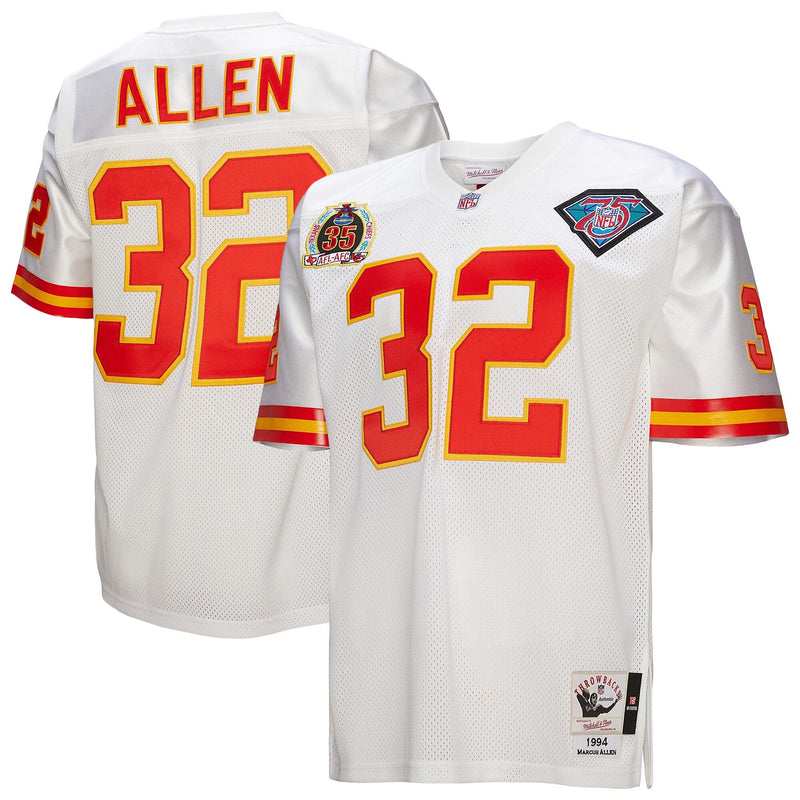Marcus Allen Kansas City Chiefs Football Jersey, White Sportswear Jersey Shirt, Lightweight Breathable Athletic Jersey, Casual Gift for Men