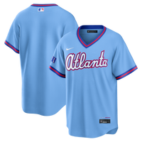 Atlanta Braves Baseball Jersey, Blue Sportswear Jersey Shirt, Lightweight Breathable Athletic Jersey, Casual Gift for Men