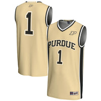 Purdue Boilermakers Lightweight Basketball Jersey, Gold Sportswear Jersey Shirt, Sleeveless Athletic Tank Jersey, Casual Gift for Men