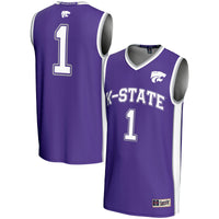 Kansas State Wildcats Basketball Jersey, Purple Sportswear Jersey Shirt, Sleeveless Athletic Tank Jersey, Casual Gift for Men, Style 200951919