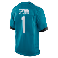 Number Groom Jacksonville Jaguars Football Jersey, Teal Sportswear Jersey Shirt, Lightweight Breathable Athletic Jersey, Casual Gift for Men