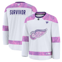 Detroit Red Wings Hockey Jersey, White Sportswear Jersey Shirt, Long Sleeve Hockey Sweater Jersey, Casual Gift for Men, Style 203564973