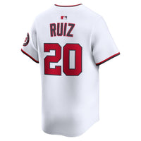 Keibert Ruiz Washington Nationals Baseball Jersey, White Sportswear Jersey Shirt, Lightweight Breathable Athletic Jersey, Casual Gift for Men