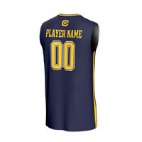 Cal Bears Basketball Jersey, Navy Fashion Sportswear Jersey Shirt, Sleeveless Athletic Tank Jersey, Casual Gift for Men, Style 203645437