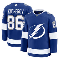 Nikita Kucherov Tampa Bay Lightning Hockey Jersey, Blue Premium Sportswear Jersey Shirt, Long Sleeve Hockey Sweater Jersey, Casual Gift for Men