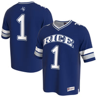 Rice Owls Football Jersey, Navy Fashion Lightweight Sportswear Jersey Shirt, Lightweight Breathable Athletic Jersey, Casual Gift for Men