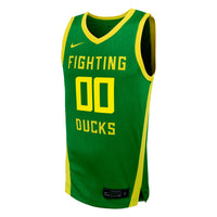 Oregon Ducks Basketball Jersey, Green Replica Sportswear Jersey Shirt, Sleeveless Athletic Tank Jersey, Casual Gift for Men, Style 200830904