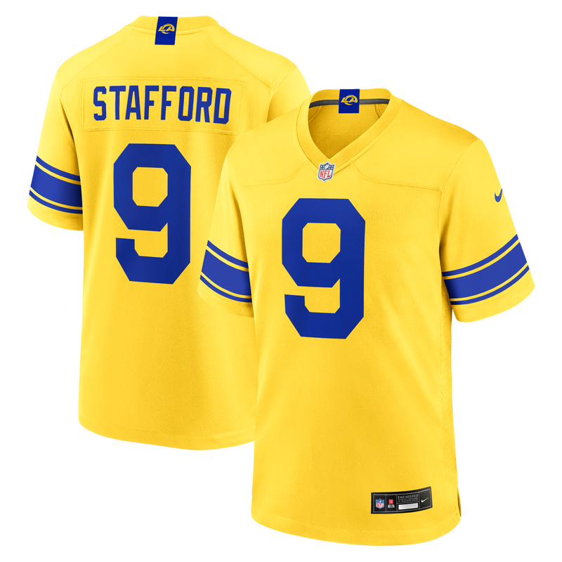 Matthew Stafford Los Angeles Rams Football Jersey, Game Sportswear Jersey Shirt, Lightweight Breathable Athletic Jersey, Casual Gift for Men