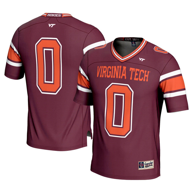 Virginia Tech Hokies Football Jersey, Sportswear Jersey Shirt, Lightweight Breathable Athletic Jersey, Casual Gift for Men, Style 200594315
