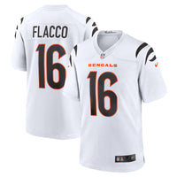 Joe Flacco Cincinnati Bengals Football Jersey, White Game Sportswear Jersey Shirt, Lightweight Breathable Athletic Jersey, Casual Gift for Men