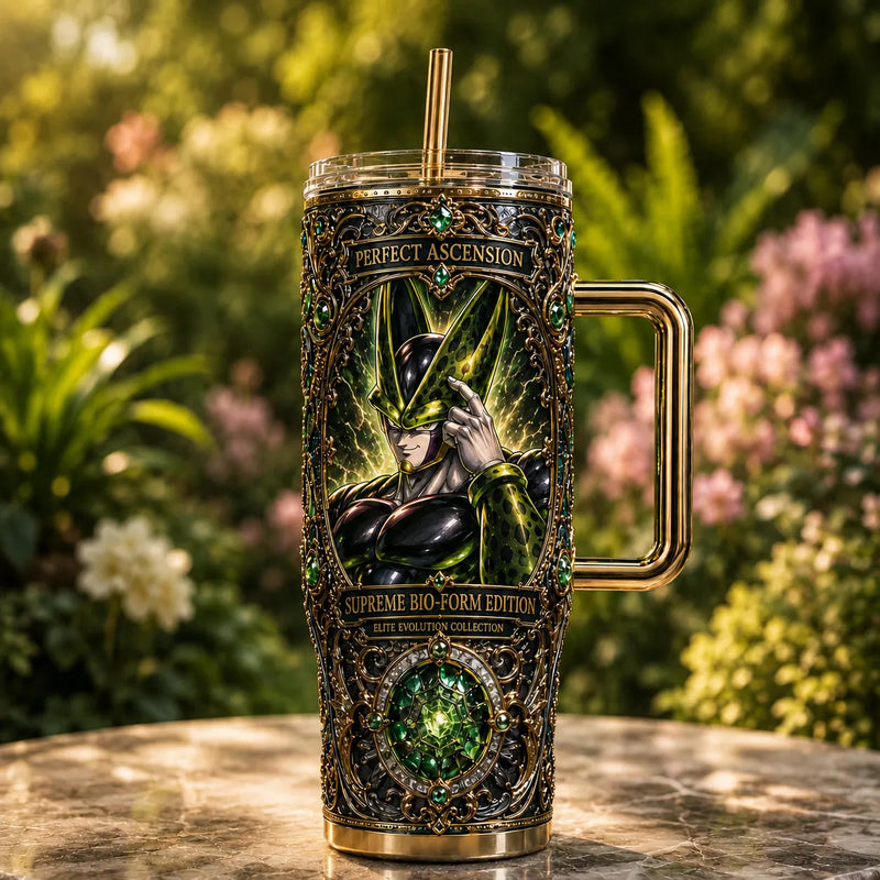 Perfect Ascension - Cell in Emerald Filigree Framing