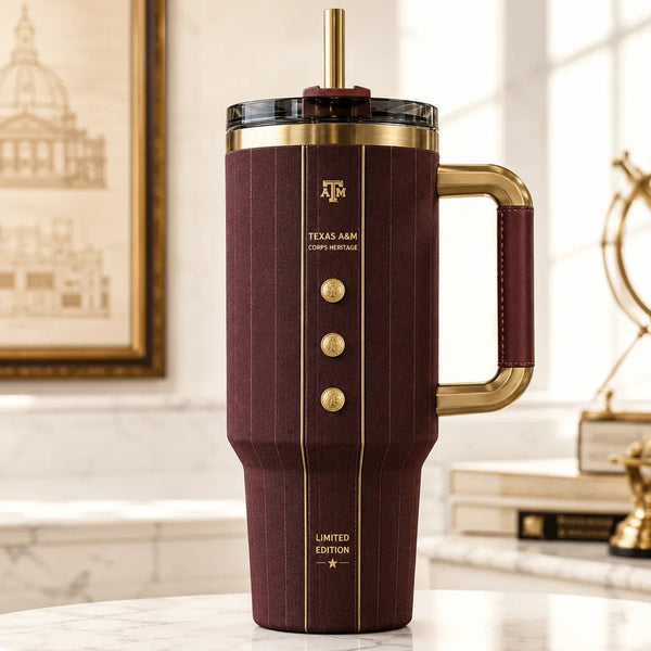 TAMU Corps Heritage - Maroon Dress Uniform Tumbler - main