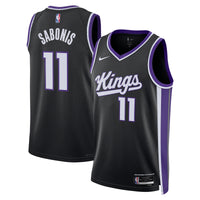Domantas Sabonis Sacramento Kings Basketball Jersey, Black Sportswear Jersey Shirt, Sleeveless Athletic Tank Jersey, Casual Gift for Men