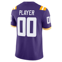 LSU Tigers Football Jersey, Purple Game Sportswear Jersey Shirt, Lightweight Breathable Athletic Jersey, Casual Gift for Men, Style 201937757