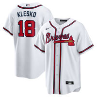 Ryan Klesko Atlanta Braves Baseball Jersey, White Replica Sportswear Jersey Shirt, Lightweight Breathable Athletic Jersey, Casual Gift for Men