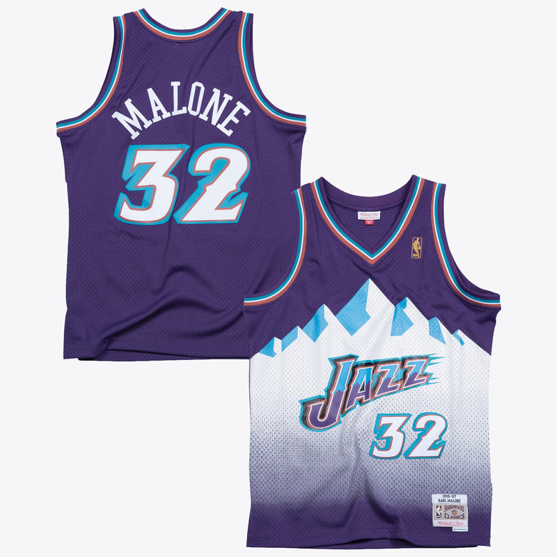 Utah Jazz Basketball Jersey, Purple Authentic Swingman Sportswear Jersey Shirt, Sleeveless Athletic Tank Jersey, Casual Gift for Men