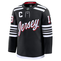 Nico Hischier New Jersey Devils Hockey Jersey, Black Premium Sportswear Jersey Shirt, Long Sleeve Hockey Sweater Jersey, Casual Gift for Men