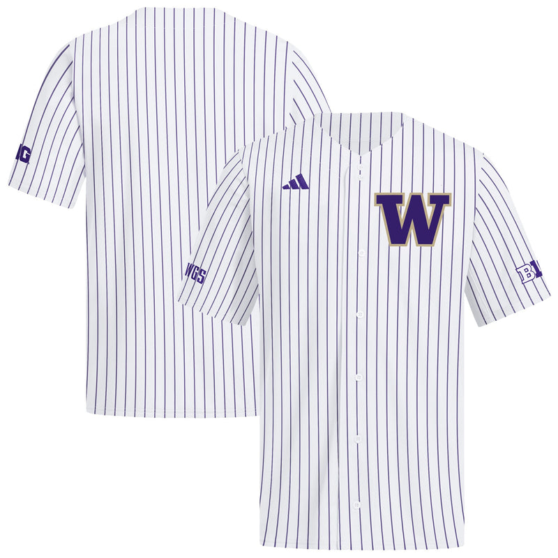 Washington Huskies Baseball Jersey, White Replica Home Sportswear Jersey Shirt, Lightweight Breathable Athletic Jersey, Casual Gift for Men